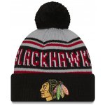 New Era Pánská zimní čepice Chicago Blackhawks NHL Pom Wordmark – Hledejceny.cz