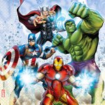 Procos papírové ubrousky Avengers 20ks 33x33cm – Zboží Dáma