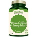 Greenfood Nutrition Vitamín C 500 mg + Extrakt ze šípků kapsle pro posílení imunity 60 kapslí – Hledejceny.cz