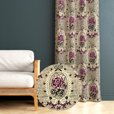 Ervi gobelínový termo závěs - Main Flower 3535 – Sleviste.cz
