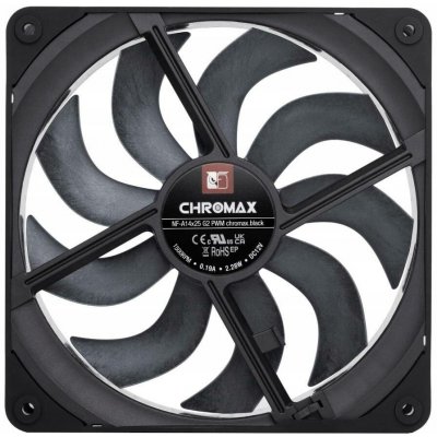 Noctua NF-A14x25 G2 PWM chromax.black – Zboží Živě