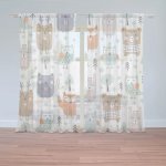 Sablio Záclony Animovaná lesní zvířátka: 2ks 150x250cm – Hledejceny.cz