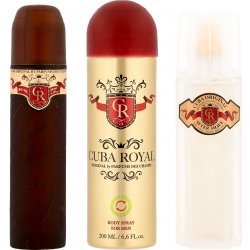 Cuba Royal EDT 100 ml + voda po holení 100 ml + deospray 200 ml dárková sada