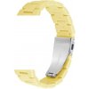 Řemínek k chytrým hodinkám Lige řemínek 22mm pastelově žlutá 230232