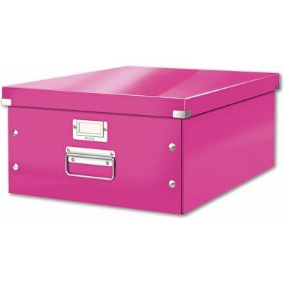 leitz Krabice click & store wow - a3, růžová