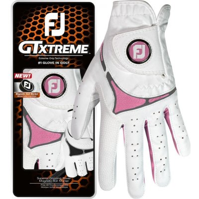 FootJoy GT Xtreme Womens Golf Glove Levá bílo/růžová M – Zboží Dáma