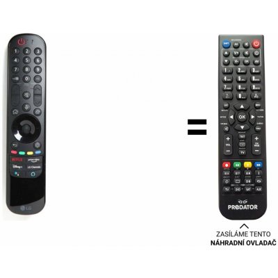 Dálkový ovladač Predátor LG 55NANO80P – Zboží Živě