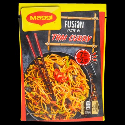 Maggi Asia Thai Curry nudle smažené instantní 128 g – Zbozi.Blesk.cz