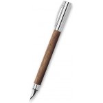 Faber-Castell Ambition Walnut Wood plnicí pero, hrot M 0021/1485800 – Zboží Mobilmania