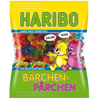Haribo Bärchen Pärchen želé medvídci sladkokyselé příchutě 175 g – Sleviste.cz