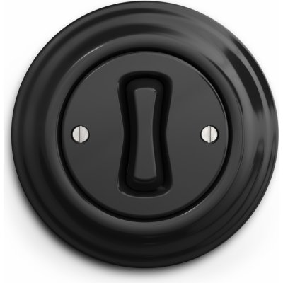 Kliklap jednoduchý kulatý Střídavý č. 6 Plný Temně černá C/V1/6/PLN – Sleviste.cz