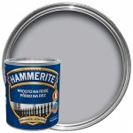 Hammerite přímo na rez 0,25l hladký - stříbrný (antikorozní a dekorativní barva na kovy)