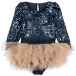 Šaty s dlouhým rukávem BALLERINA Dark Navy Konges Slojd – Zboží Dáma