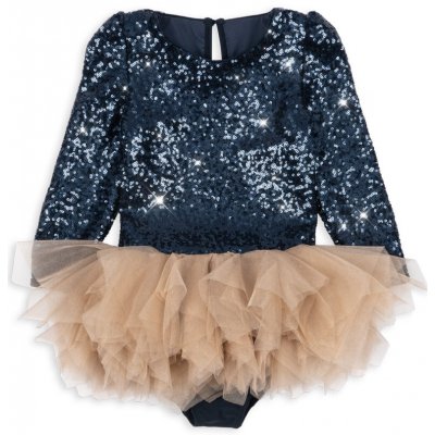 Šaty s dlouhým rukávem BALLERINA Dark Navy Konges Slojd – Zboží Dáma