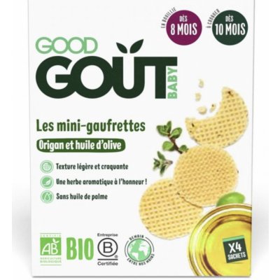 Good Gout BIO Wafle s oreganem a olivovým olejem 24 g