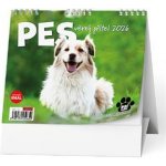 Stolní Baloušek IDEÁL Pes věrný přítel /s psími jmény/ 2026 – Sleviste.cz