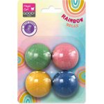 Magic Cat Rainbow Relax míček pěnový 4 cm / 4 ks – Hledejceny.cz