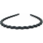 Matná čelenka - vlnka Barva: černá – Zboží Dáma Matná čelenka - vlnka Barva: černá – Zboží Dáma