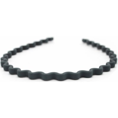 Matná čelenka - vlnka Barva: černá – Zboží Dáma Matná čelenka - vlnka Barva: černá – Zboží Dáma