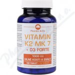 Pharma Activ Vitamín K2 MK 7+ D3 Forte 125 tablet 88 g + Fitness náramek – Hledejceny.cz