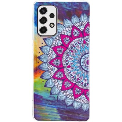 Pouzdro Luminous Pattern Poloviční květ – Samsung Galaxy A53 5G – Sleviste.cz