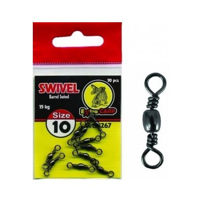 Extra Carp Obratlík Barrel Swivel vel.12 13kg – Zboží Mobilmania