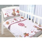 Bellatex povlečení Růžová Sovička vícebarevné 100 x 135 45 x 60 cm – Zboží Dáma