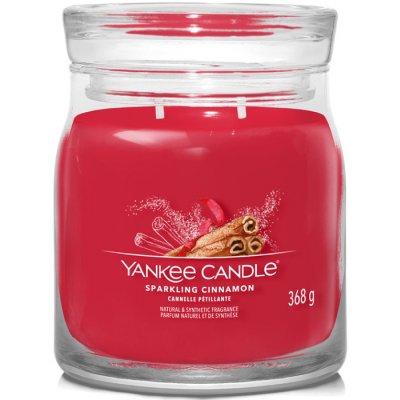 Yankee Candle Signature Sparkling Cinnamon 368 g – Sleviste.cz