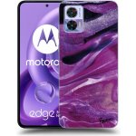 Picasee silikonové Motorola Edge 30 Neo - Purple glitter čiré