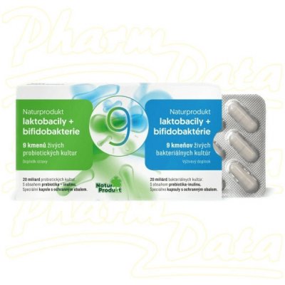 Naturprodukt laktobacily + bifidobakterie 9 15 kapslí – Hledejceny.cz