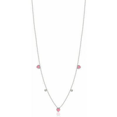 LUCA BARRA Ocelový náhrdelník se srdíčkem pro dívky – Zboží Mobilmania