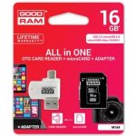 Goodram microSDHC 16 GB UHS-I U1 M1A4-0160R11 – Zboží Mobilmania