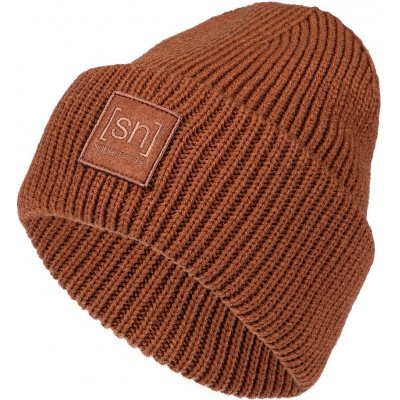 Super Natural Zimní merino čepice Krissini beanie horn brown – Hledejceny.cz