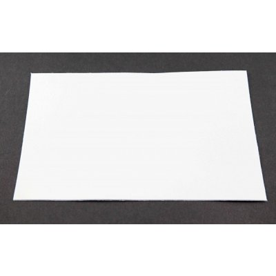 Samolepicí kožená záplata - bílá - rozměr 16 cm x 10 cm – Zboží Mobilmania