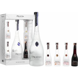 Pravda Vodka Set 39,44% 0,9 l (set)