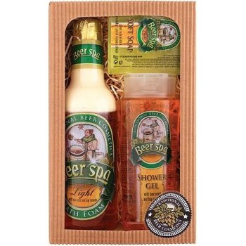 Bohemia Beer Spa sprchový gel 250 ml + koupelová pěna 500 ml + toaletní mýdlo 70 g dárková sada