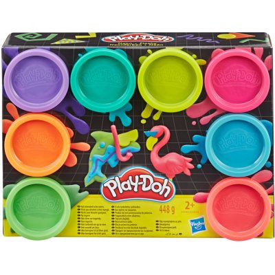 HASBRO Play-Doh sada 8 kelímků duhové barvy – Zbozi.Blesk.cz