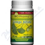 BIO-Pharma Ginkgo Biloba extrakt 40mg tablet 90+90 – Zboží Mobilmania