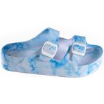 BF dámský zdravotní pantofel by-213-30-02 modro/bílá – Zboží Dáma