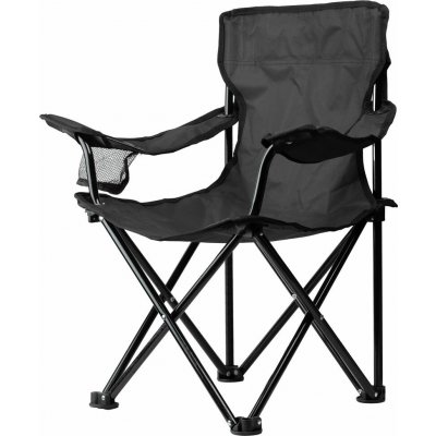 ST Leisure Equipment Židle LEQ ARNOLD, tmavě-šedá, skládací, kempinková, Oxford 600D, 82x50x80 cm – Zboží Mobilmania