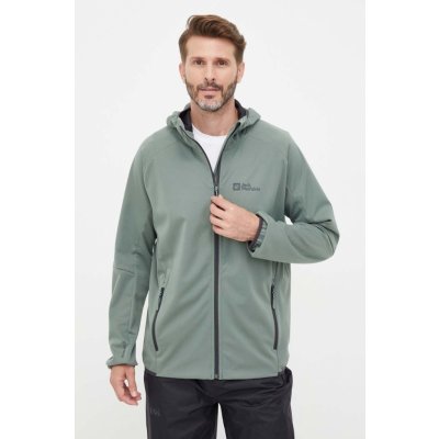 Jack Wolfskin bunda Feldberg Hoody 1306922 Zelená