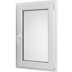 Bravo Plastové okno UNI OS1 60X90 P, bílé – Sleviste.cz