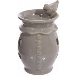 Nefertitis aroma lampa keramická Šedý ptáček NF59834 cca 9 x 14 cm – Hledejceny.cz
