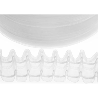 Prima-obchod Záclonovka šíře 50 mm tužkové řasení, barva transparent – Hledejceny.cz