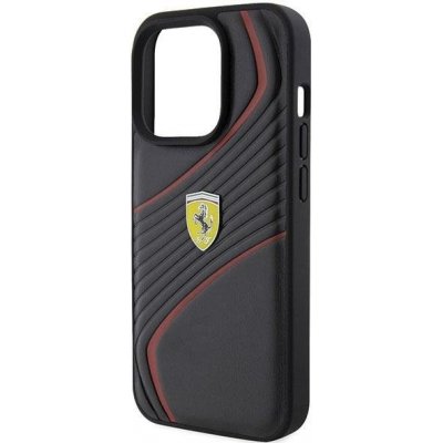 Ferrari Twist Metal Logo Apple iPhone 15 černé – Zbozi.Blesk.cz