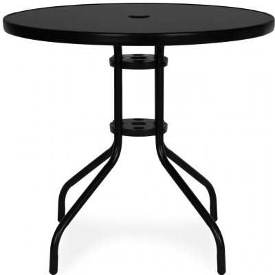 MultiGarden Zahradní stůl SOLO 80 cm černý – Zboží Dáma