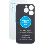 Kryt Apple iPhone 15 Pro Sklo Zadního Housingu se Zvětšeným Otvorem na Kameru White Titanium – Hledejceny.cz