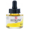 Tuš a inkoust Ecoline Royal Talens Akvarelový inkoust 30ml lemon