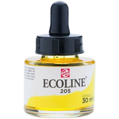 Ecoline Royal Talens Akvarelový inkoust 30ml lemon – Zboží Mobilmania