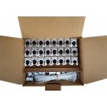 Solarix MULTIPACK 24 ks - rychlozařezávací keystone CAT6 STP RJ45 černý SXKJ-6-STP-BK-NA – Zboží Živě